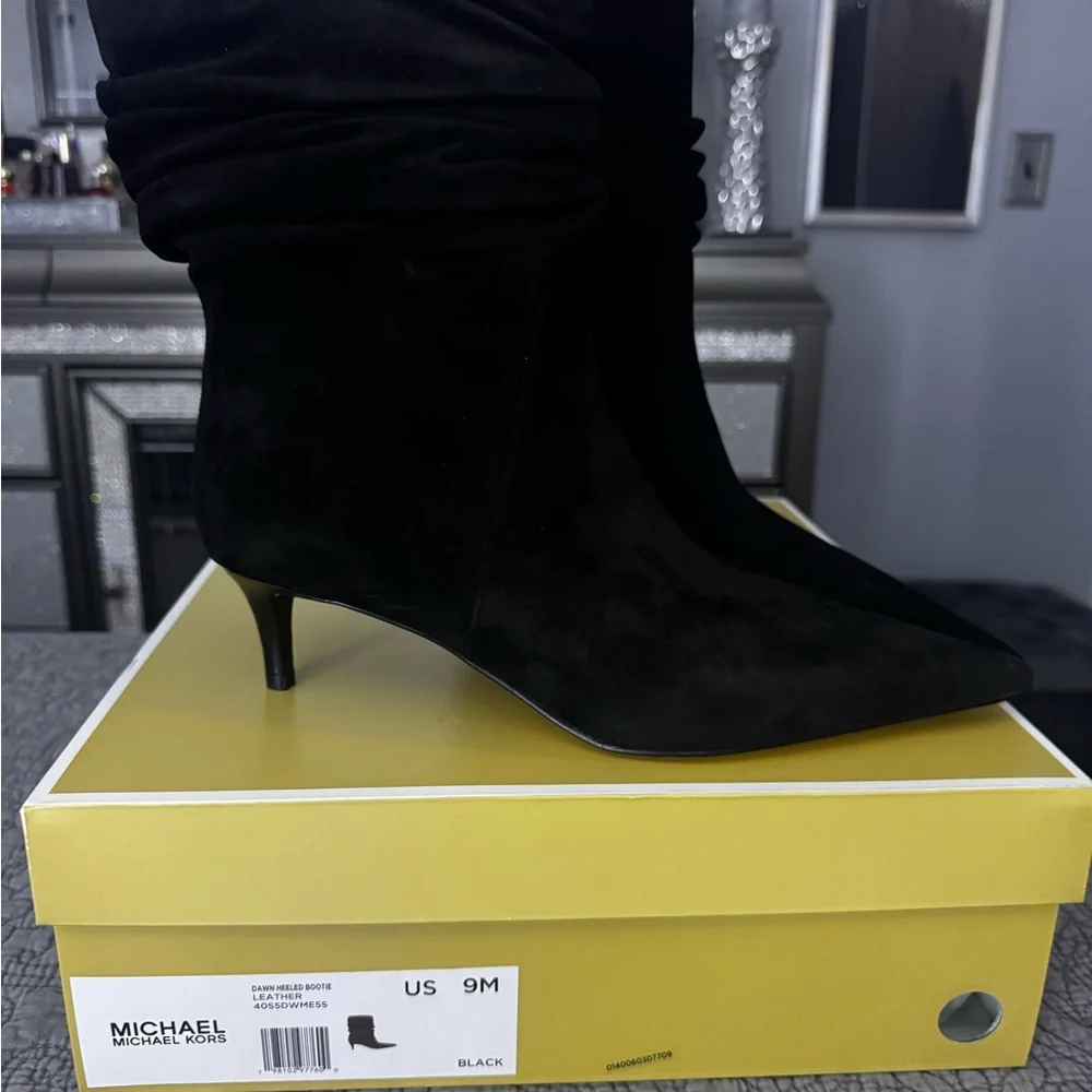 Michael Kors Black Heeled Boots